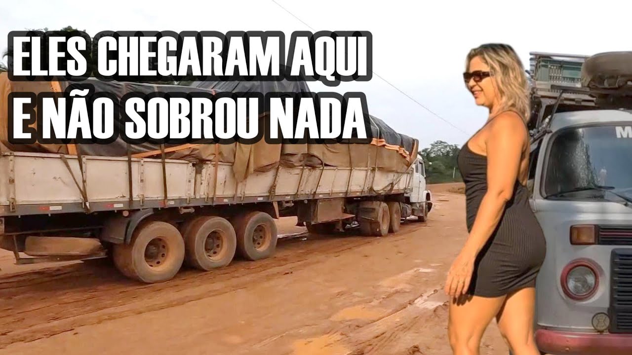 NO PIOR TRECHO DA BR 319 COM CHUVA QUEM SE ARRISCA FICA PELO CAMINHO EP 05