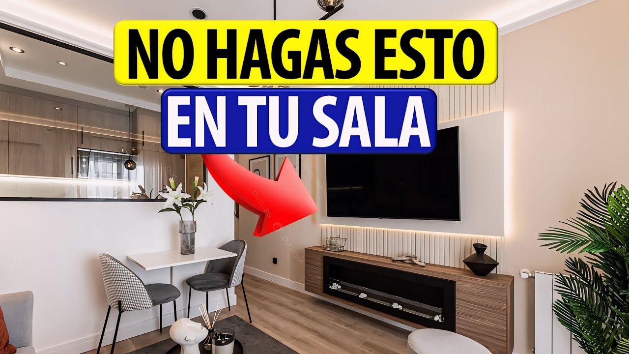 ERRORES y SOLUCIONES al DECORAR la PARED de la TV / DISEÑO DE INTERIORES