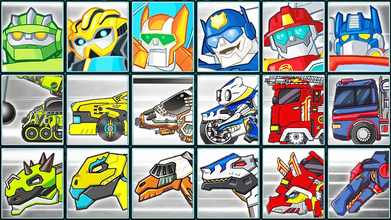 Transformers Rescue Bots: Hero Adventures 2 + Dino Robot Corps #3 | Eftsei Gaming