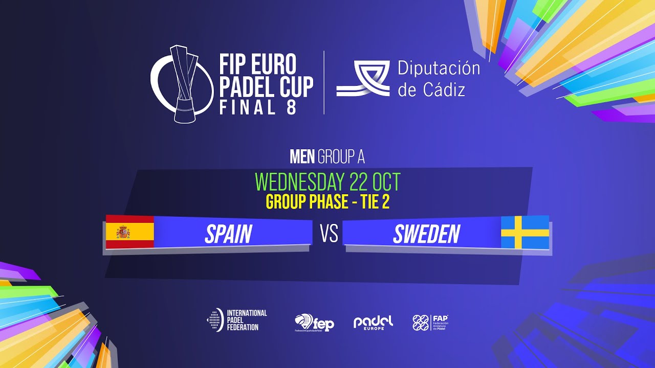 🇪🇸 SPAIN vs PORTUGAL 🇵🇹 - Men - Group A - Tie 3 - COURT 2 - FIP EURO PADEL CUP 2025