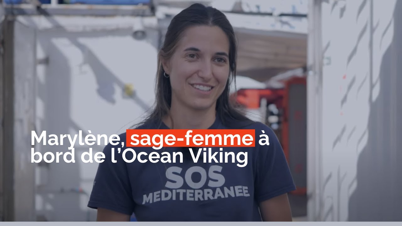 Maryl&egrave;ne, sage-femme sur l&rsquo;Ocean Viking