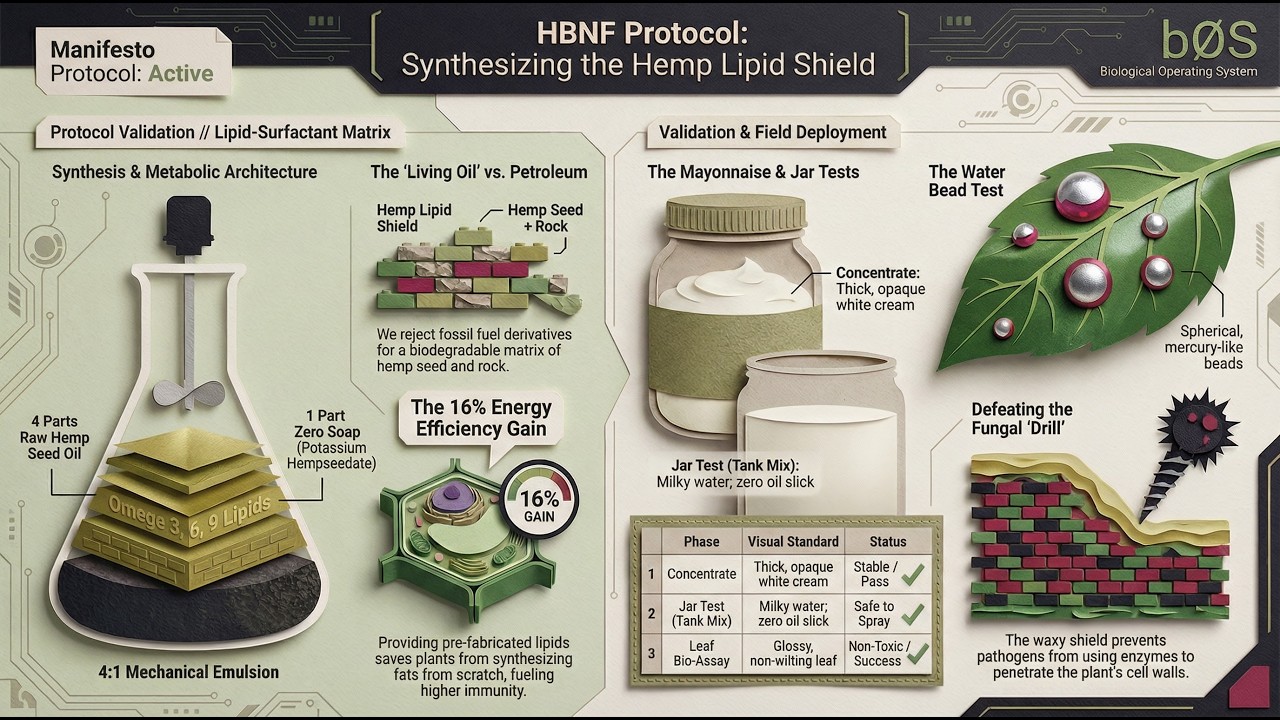 0. Hemp White Hemp Oil Emulsion (WHOE)