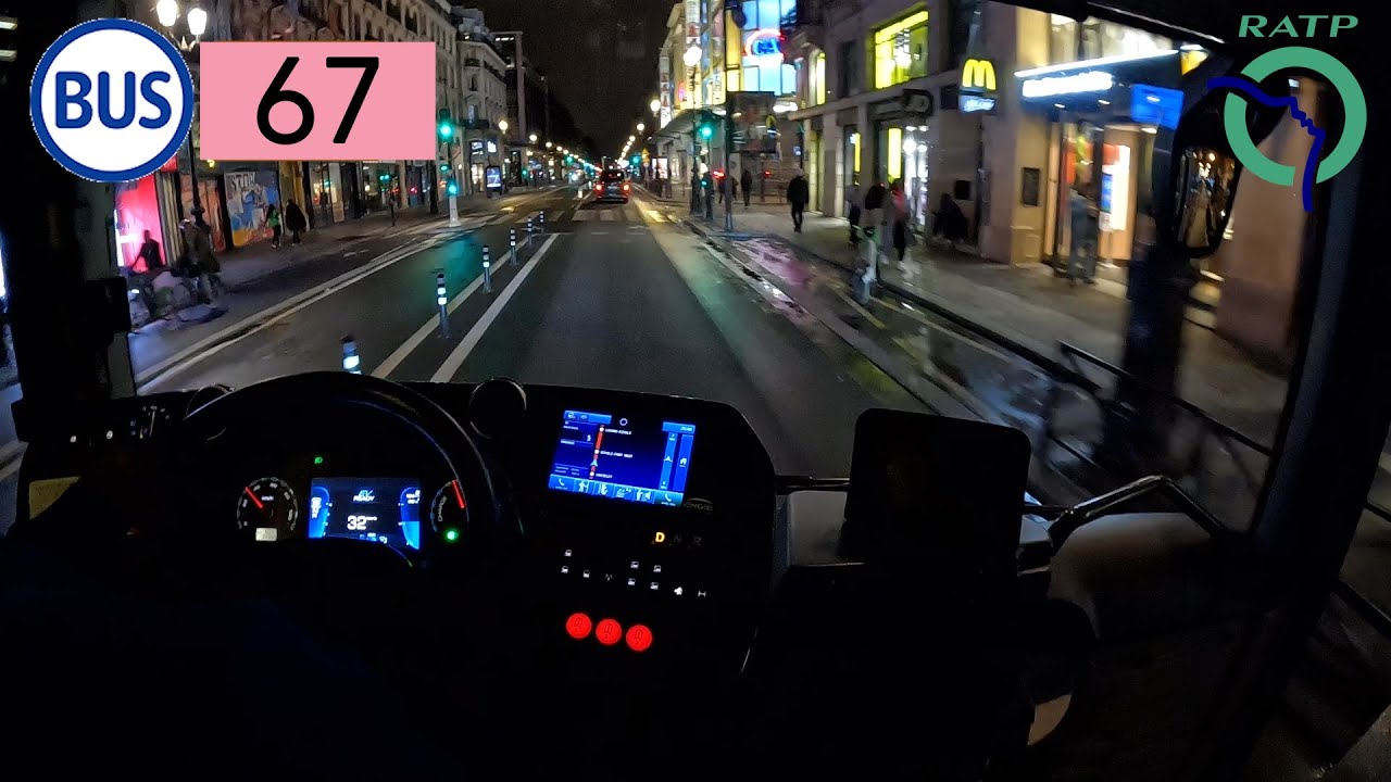 Bus 67 RATP | Stade Charléty - Porte de Gentilly / Palais Royal - Musée du Louvre