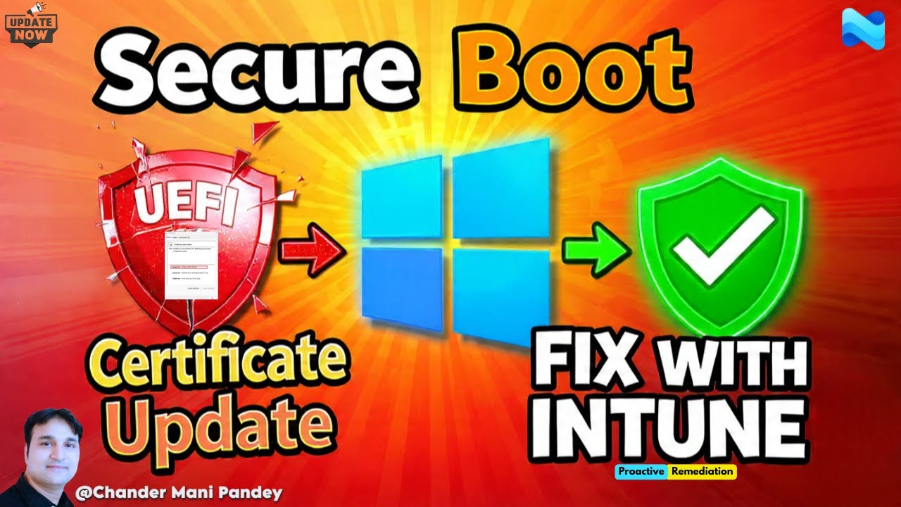 Update Secure Boot UEFI Certificate | Detect & Remediate with Intune