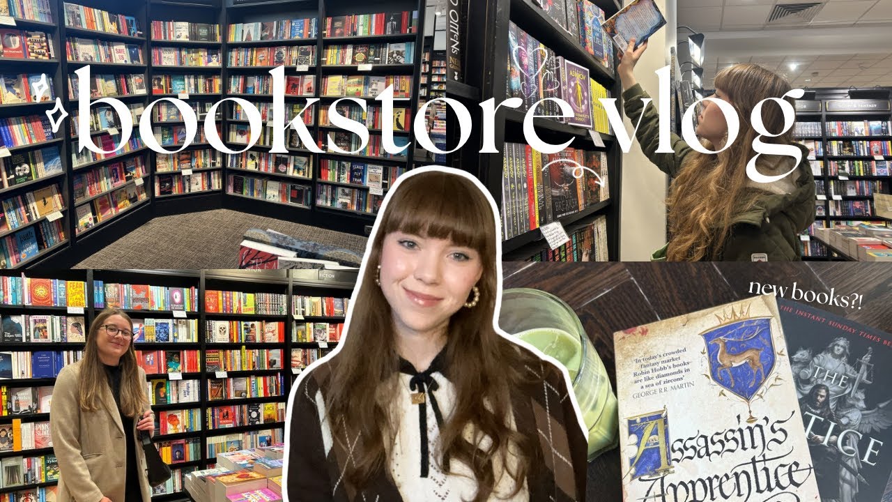 BOOKSTORE VLOG | Bookshopping in Waterstones📖📚