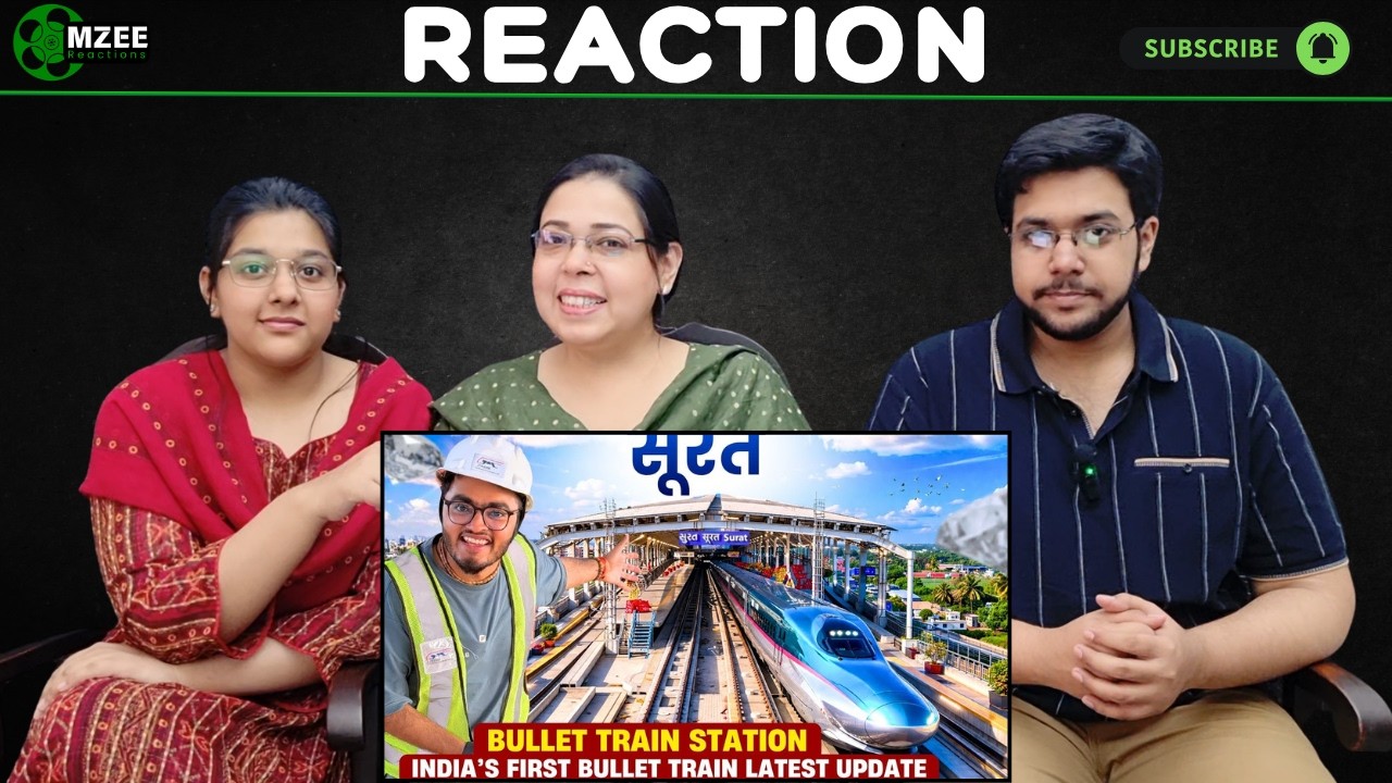 Surat Bullet Train Station Latest Update | Mumbai Ahmedabad Bullet Train Project | Reaction!