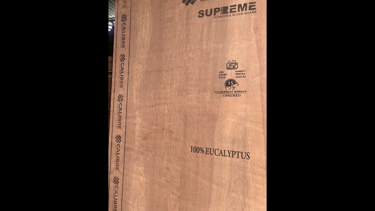 Calibre Supreme BWP IS 710 MARINE PLY Waterproof- 15 Years of Warranty