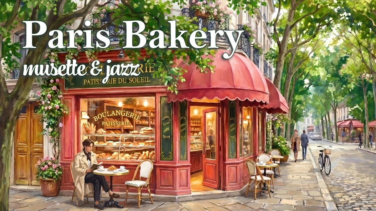 𝐏𝐚𝐫𝐢𝐬 𝐁𝐚𝐤𝐞𝐫𝐲 🥐 Music for a Still Morning | 1 Hour French Caf&eacute; Music