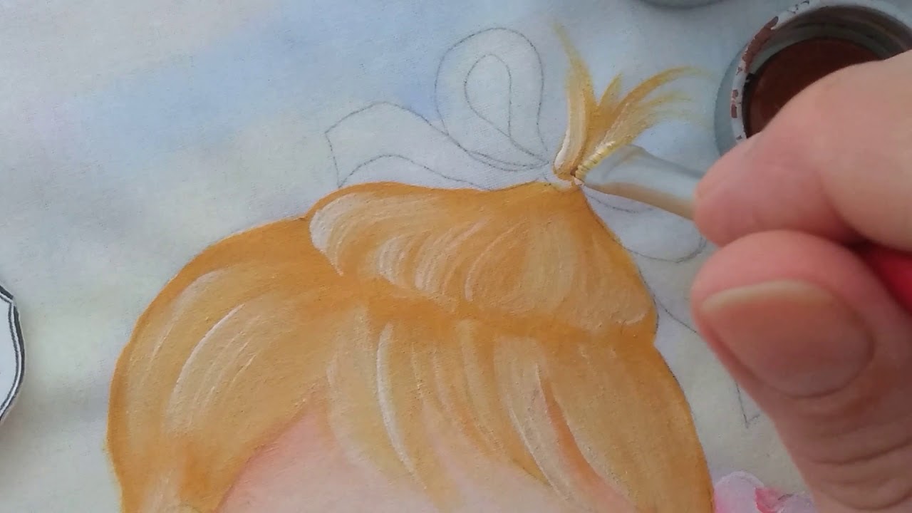 Pintando um cabelo preso (Parte 1)