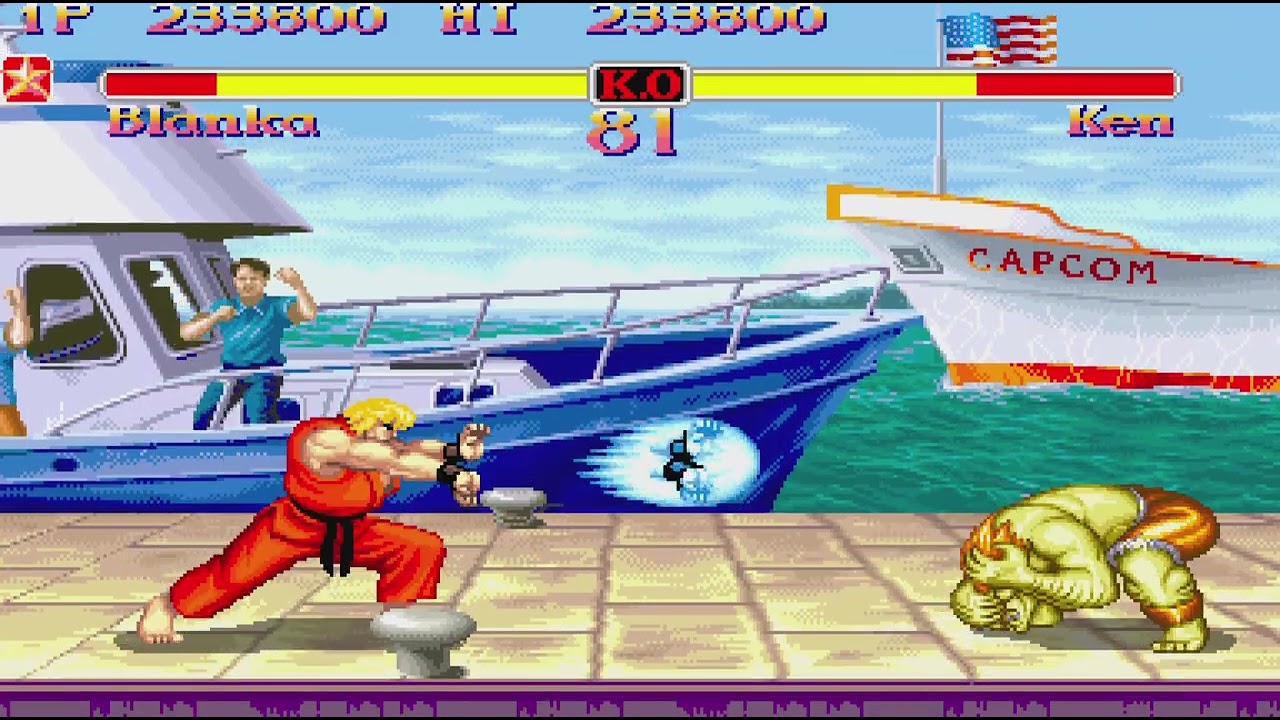 Super Street Fighter ll -Blanka playthrough