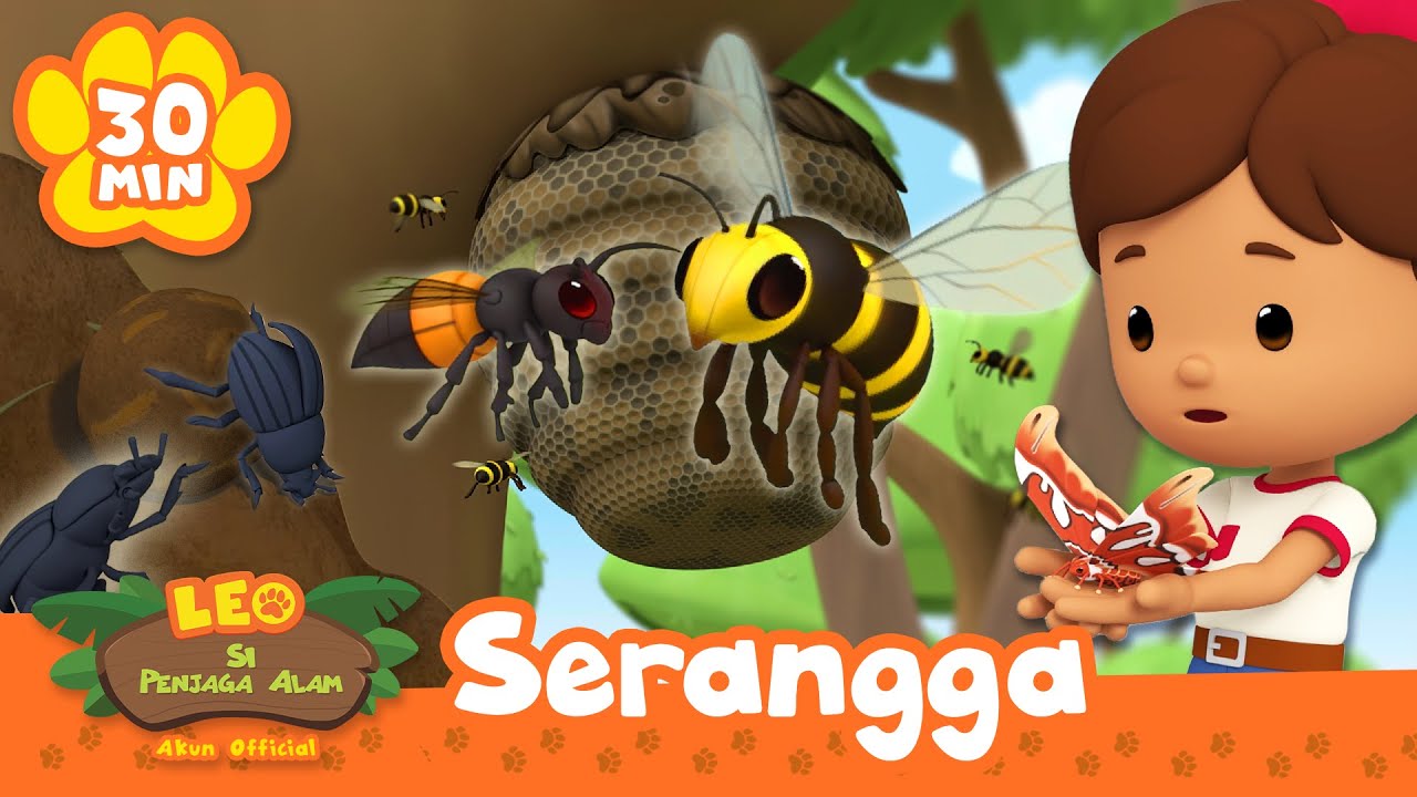 PETUALANGAN TERBAIK BERSAMA SERANGGA MENYERAMKAN! 🦋🐝🐜 | Serangga | Leo Si Penjaga Alam | #hewan