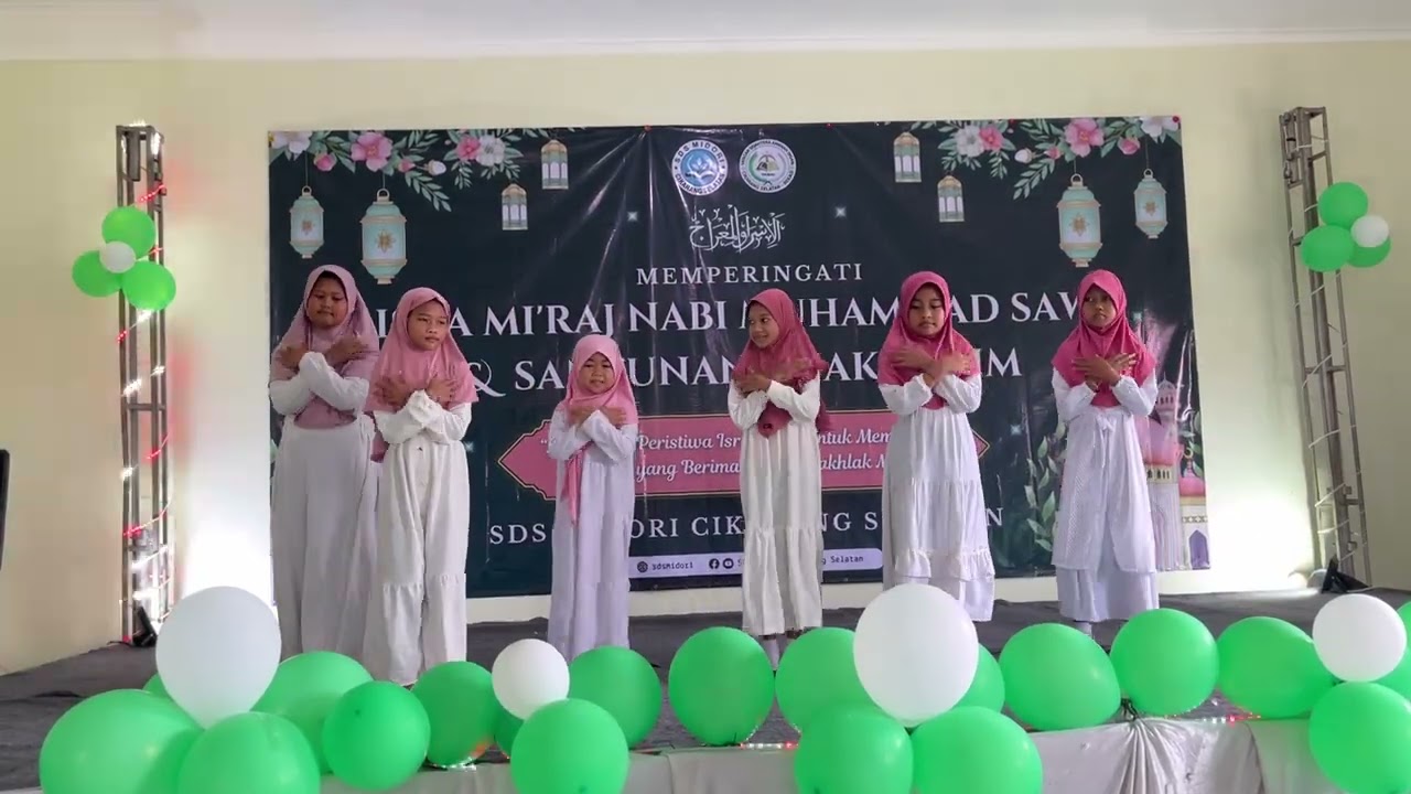 Tari Demi Sang Nabi (Kelas 3) – Penampilan Isra Mi’raj & Santunan Anak Yatim SDS Midori