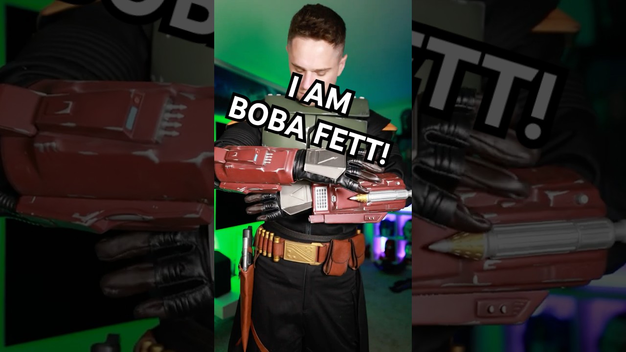 ALL IN ONE BOBA FETT COSPLAY #starwars #bobafett #cosplay #cosplayer #shorts