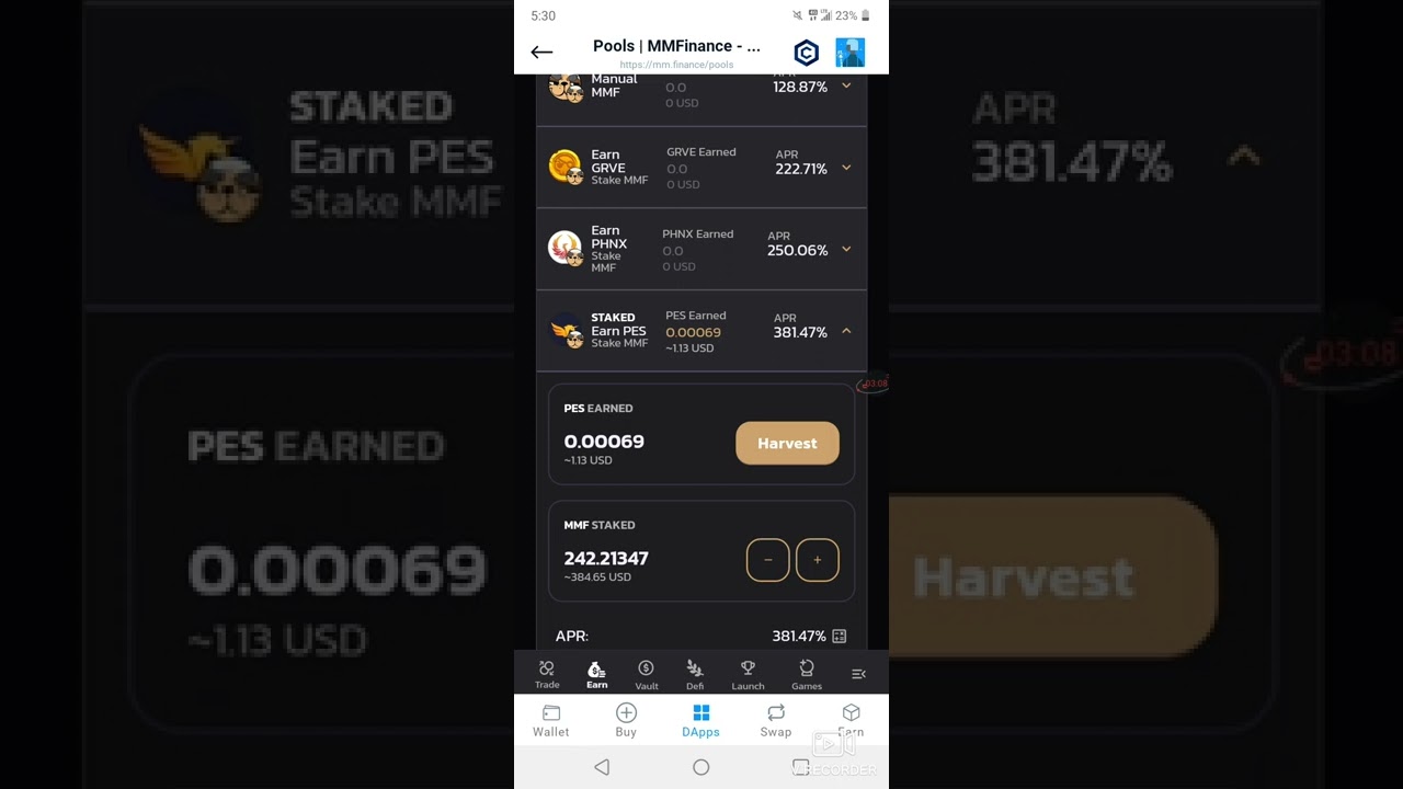 Where to stake MMF to gain more in 🤑