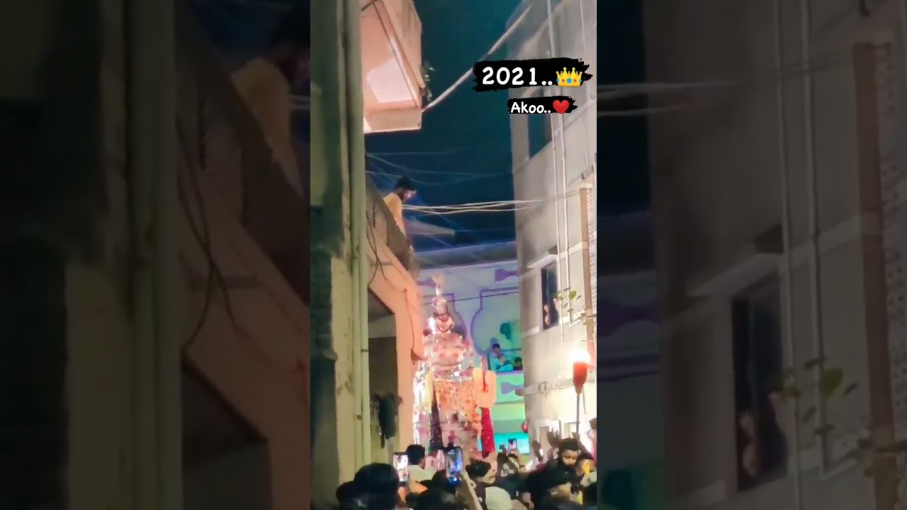 Jamnagar Muharram 2021 Chandi tajiya paravana on.1