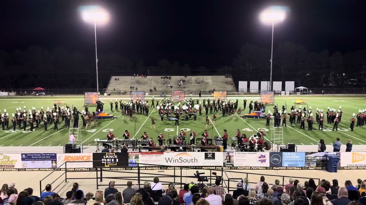 Gadsden City Marching Titans “ Viva La Noche “ at Pell City Marching Festival 