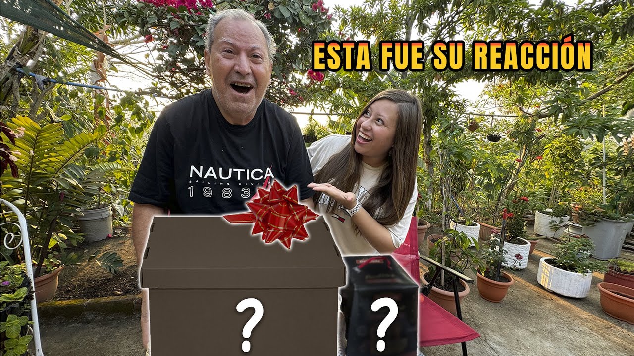 SOPRESA AL NONNO 🎁😱 ¡LE HICE UNA BROMA!