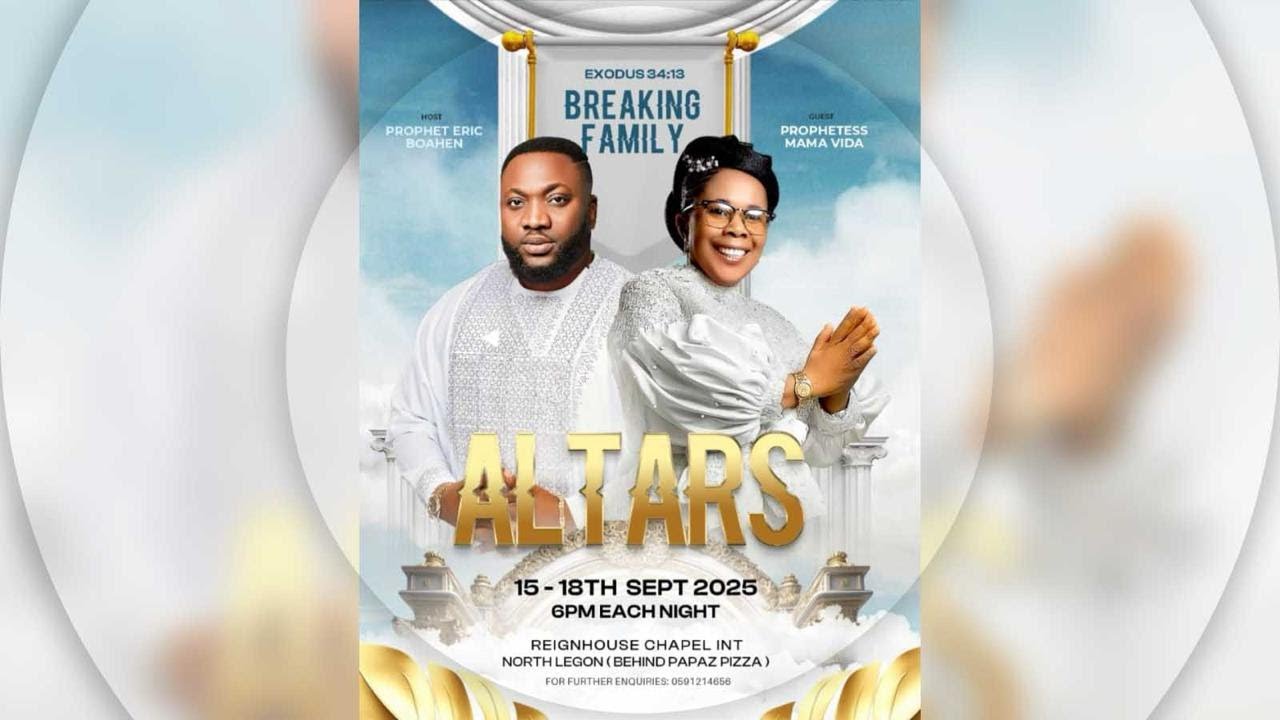 BREAKING FAMILY ALTARS || PROPHET ERIC BOAHEN || PROPHETESS MAMA VIDA || DAY 2 || 16TH SEPT. 2025.