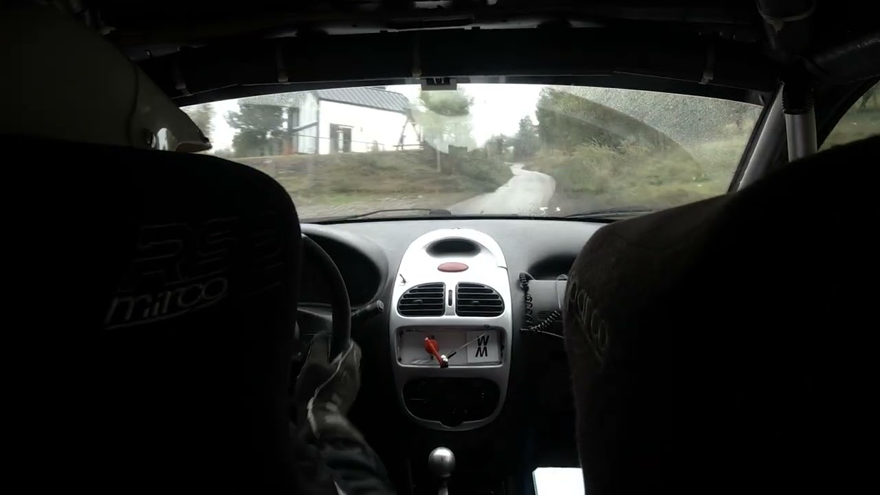 Marcin Biernat Alicja Biernat Peugeot 206 Rajd Wisły ONBOARD OS2 Laliki