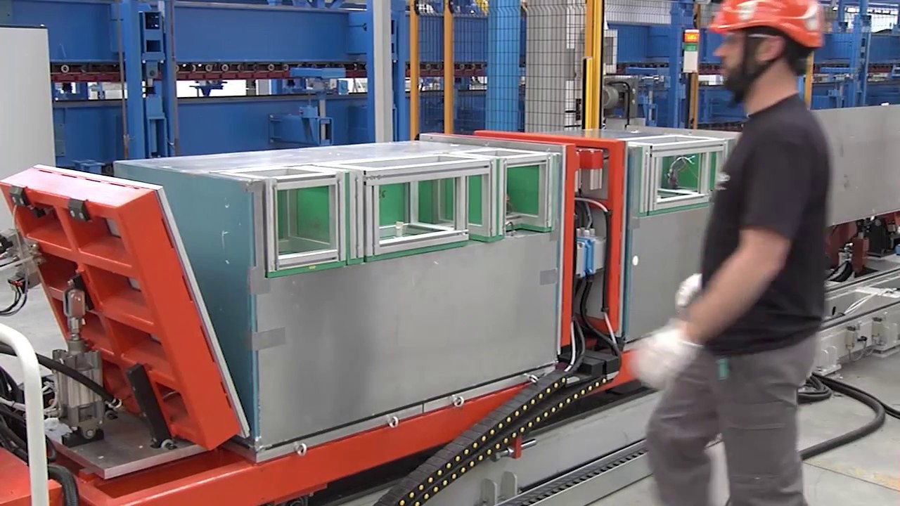 Saip Reftech Automating Foaming Line for the Insulation of Refrigerating Cabinets