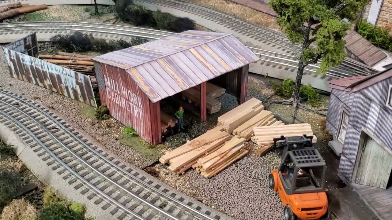 O Scale Woodshed EASY Build Printed Card Stock Model 16min. Behind the Woodshed & Learn Something :)