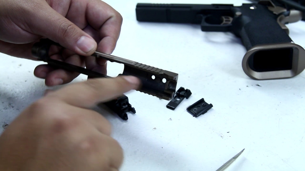 Разборка раздельной рамы Armorer Work Hi-Capa