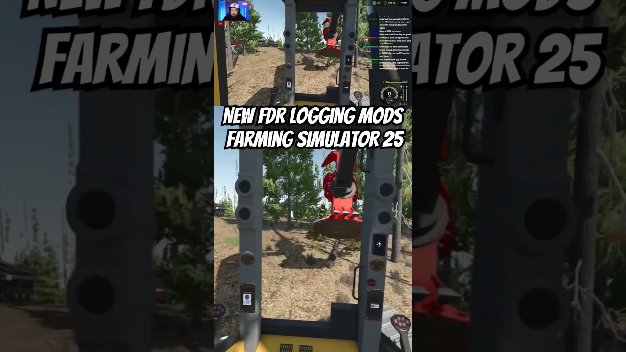 NEW FDR Logging Mods - NEW MAP - Farming Simulator 25 - Forestry Empire - Harvesting Trees #forest