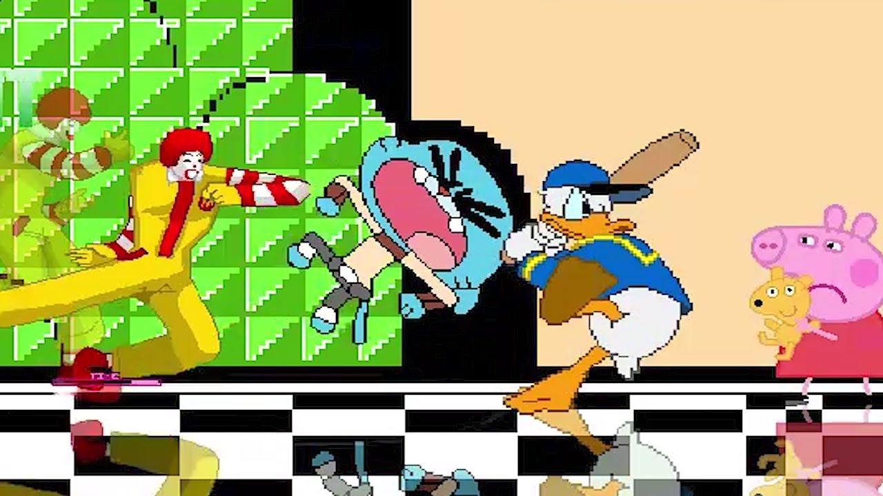 RONALD MCDONALD & DONALD DUCK TEAM UP IN SURVIVAL MODE | FUNNY GAMING
