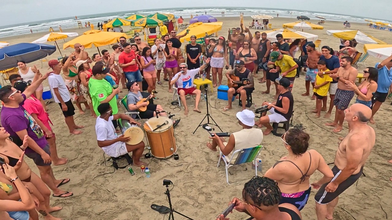 Pagode na Praia - Problema Emocional / Brilho no Olhar / Retrato Cantado de Um Amor