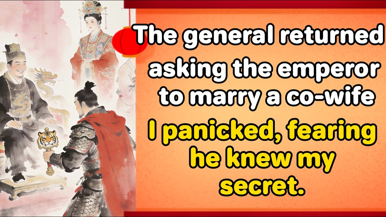 The general returned, asking the emperor to marry a co-wife—I panicked, fearing he knew my secret.