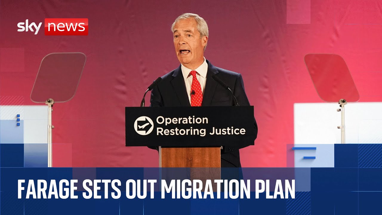 Farage unveils Reform UK's deportation plans | Watch in full