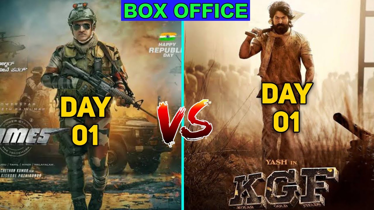 James Vs KGF Box Office Collection | James first Day Collection | Puneeth Rajkumar | James