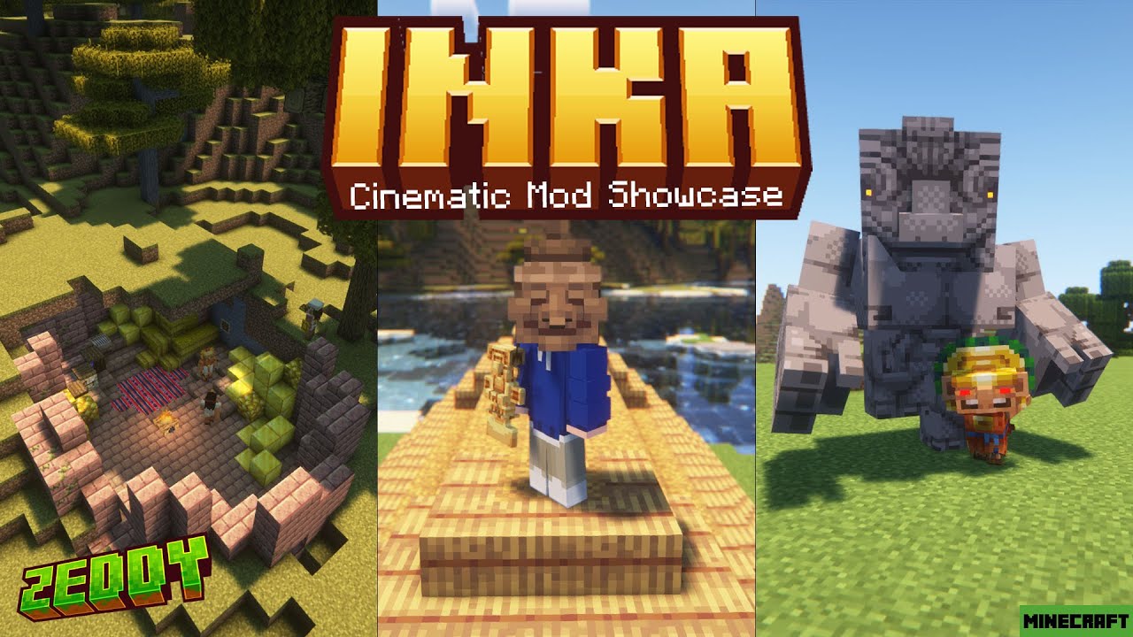 Inka Mod: Discover the Inca Empire in Minecraft! Cinematic Mod Showcase