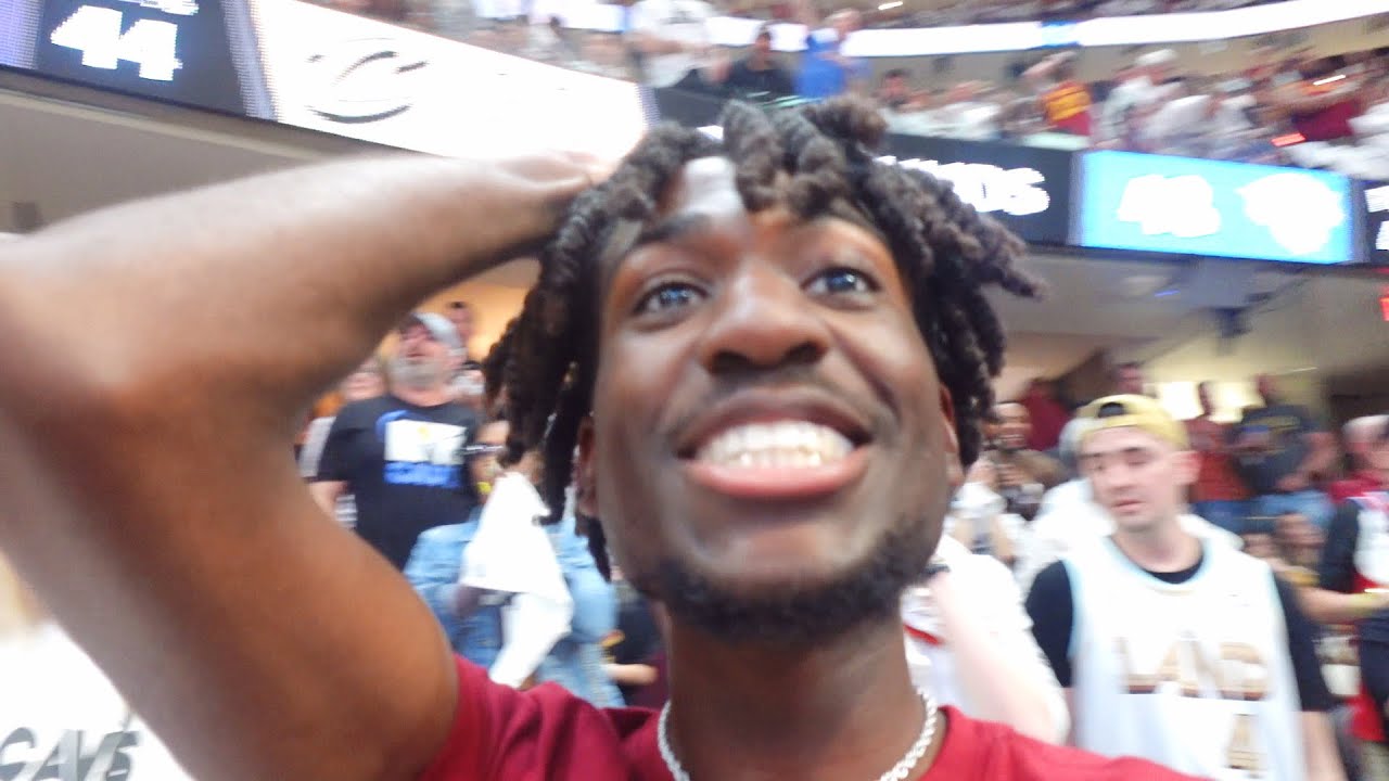 I Went To Game 1 Of Cavs VS Knicks! This playoff game got intense 😭🔥