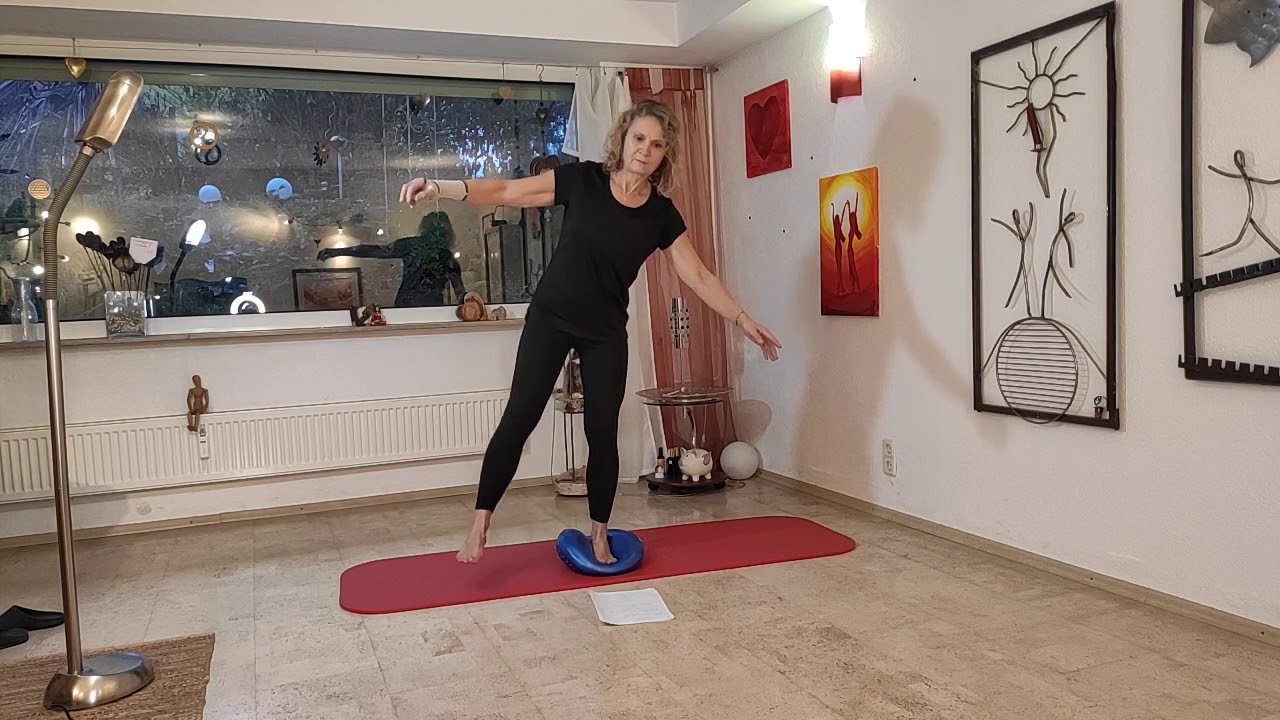 Präventive Rückenschule mit dem Wackelkissen / mit Kirsten Kamm