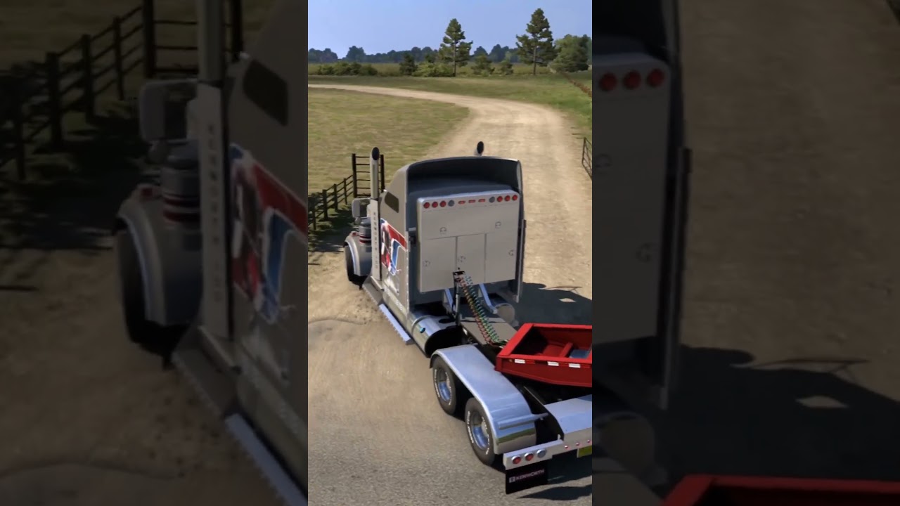 DLC Kansas Hidden Route Kent Farm American Truck Simulator Gameplay