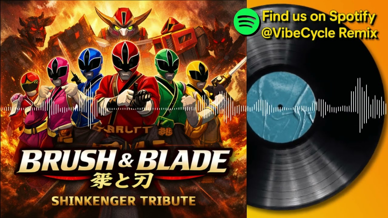 Samurai Sentai Shinkenger 90s J-Rock Opening Tribute | Brush & Blade (筆と刃)