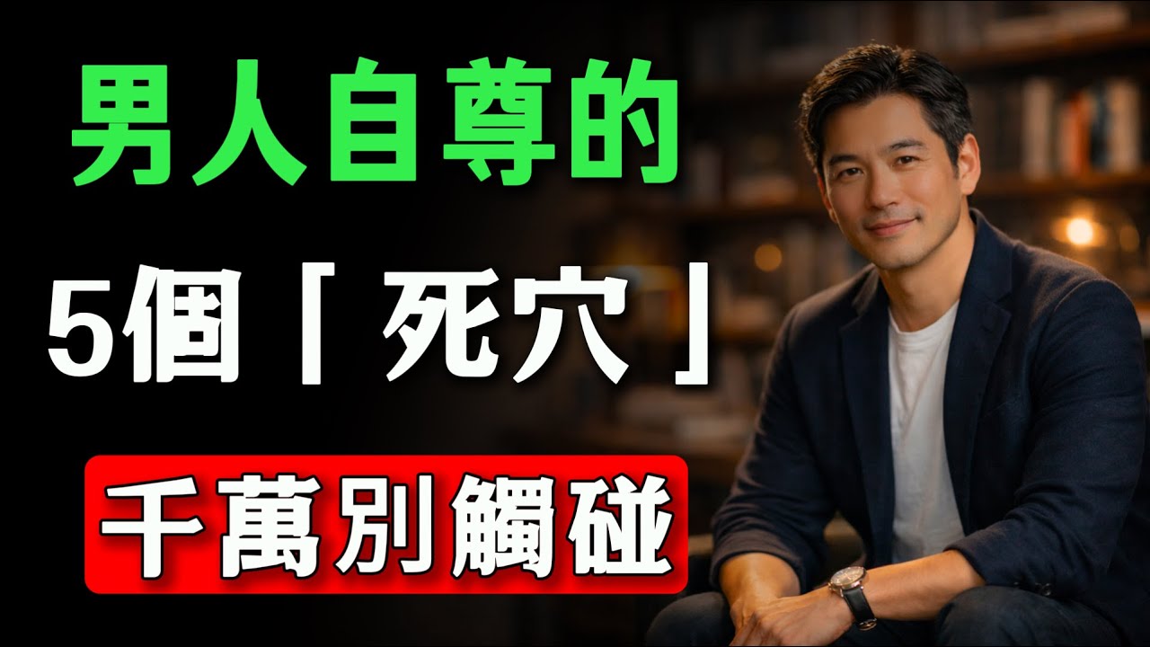 男人自尊的5個「死穴」，不小心碰到一個，他就可能「瞬間關機」，感情再好也沒用！