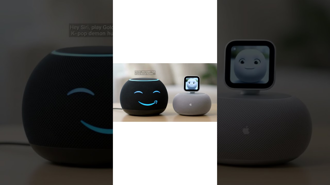 Alexa vs Siri AI generated version 2 