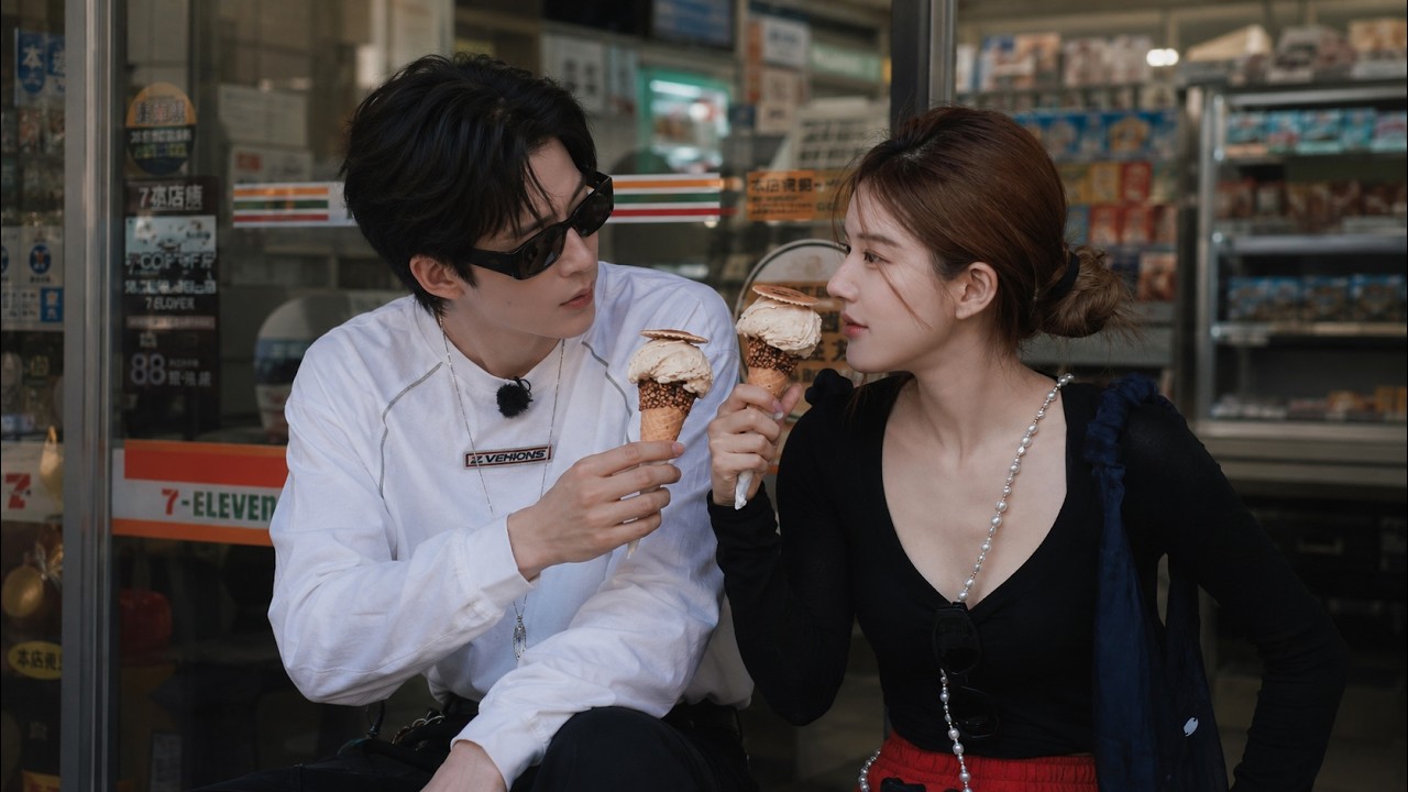 SHOCKINGLY SWEET! Zhao Lusi & Liu Yuning Spotted Sharing Ice Cream in Marseille, Fans Melting ❤️🍦