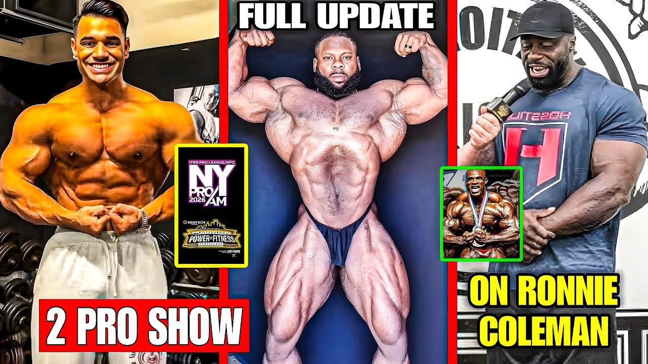Ali Bilal 2 PRO SHOW Announcement., Samson Dauda On Ronnie Coleman,  Keyon pearson full body Update 