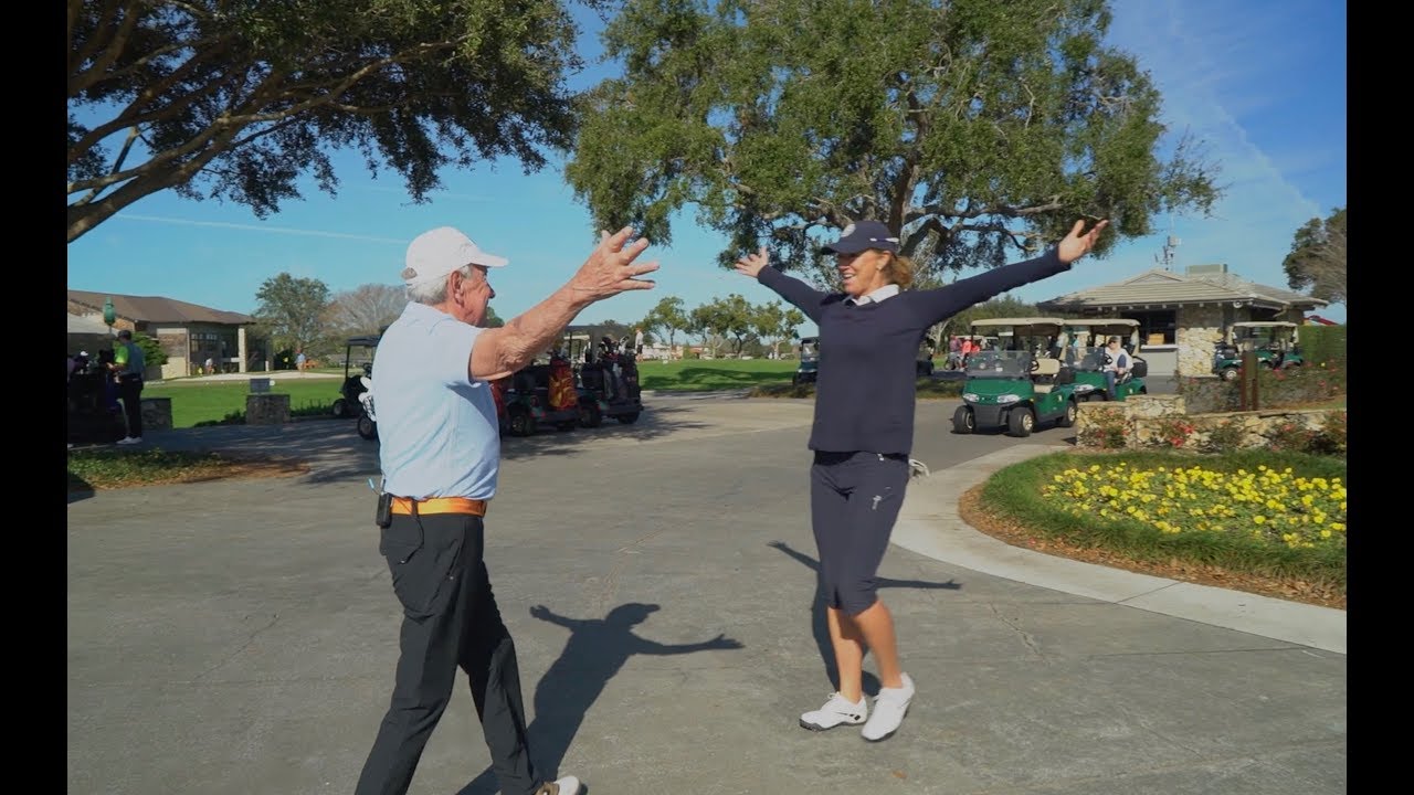 [Pelle P] Följ med när Helen Alfredsson & Pelle Petterson spelar golf