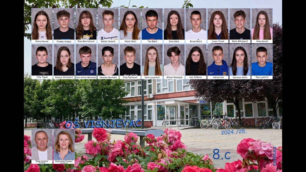 Osnovna škola Višnjevac godišnjak 8.c razreda školska godina 2024./2025.