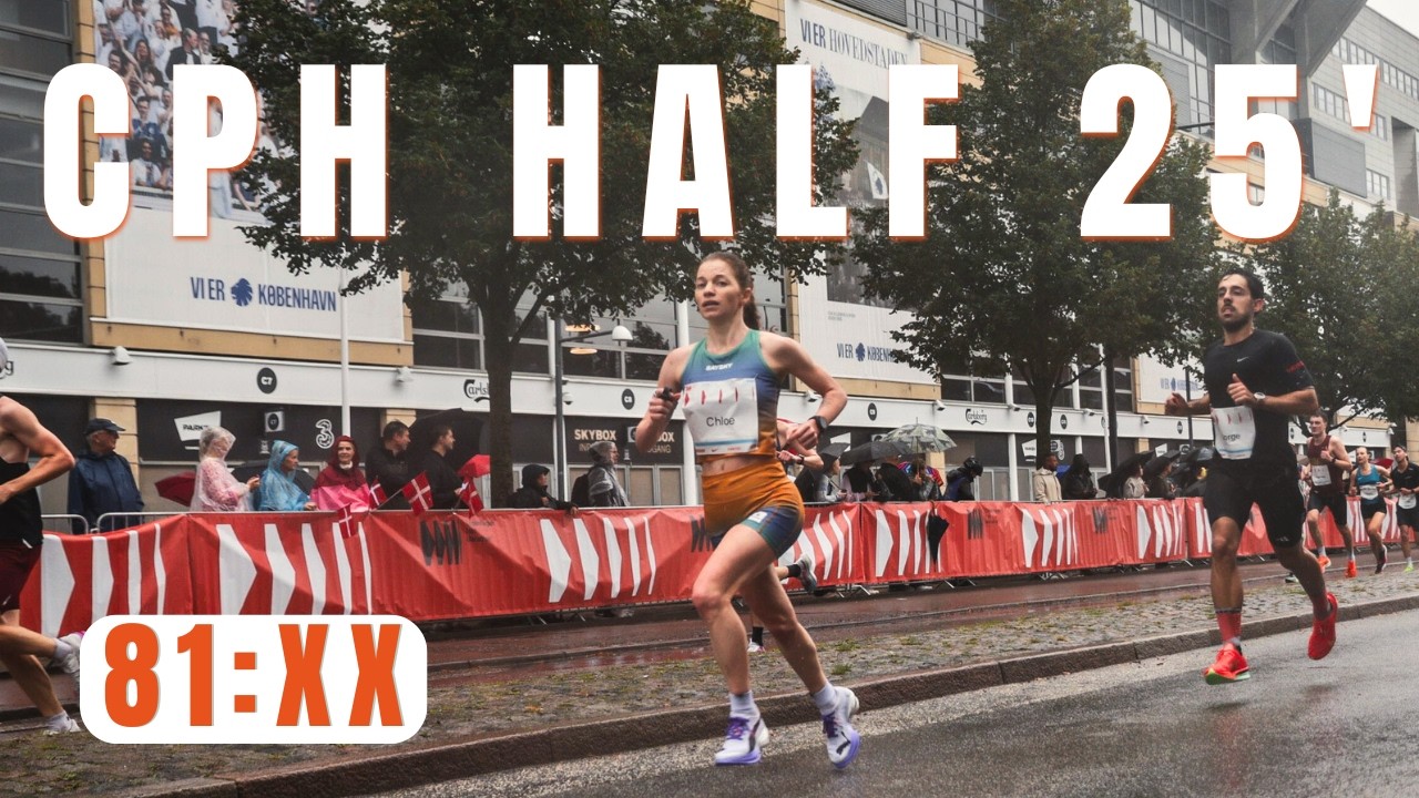 What Happened at Copenhagen Half 2025 *PB in Torrential Rain* | Race Vlog