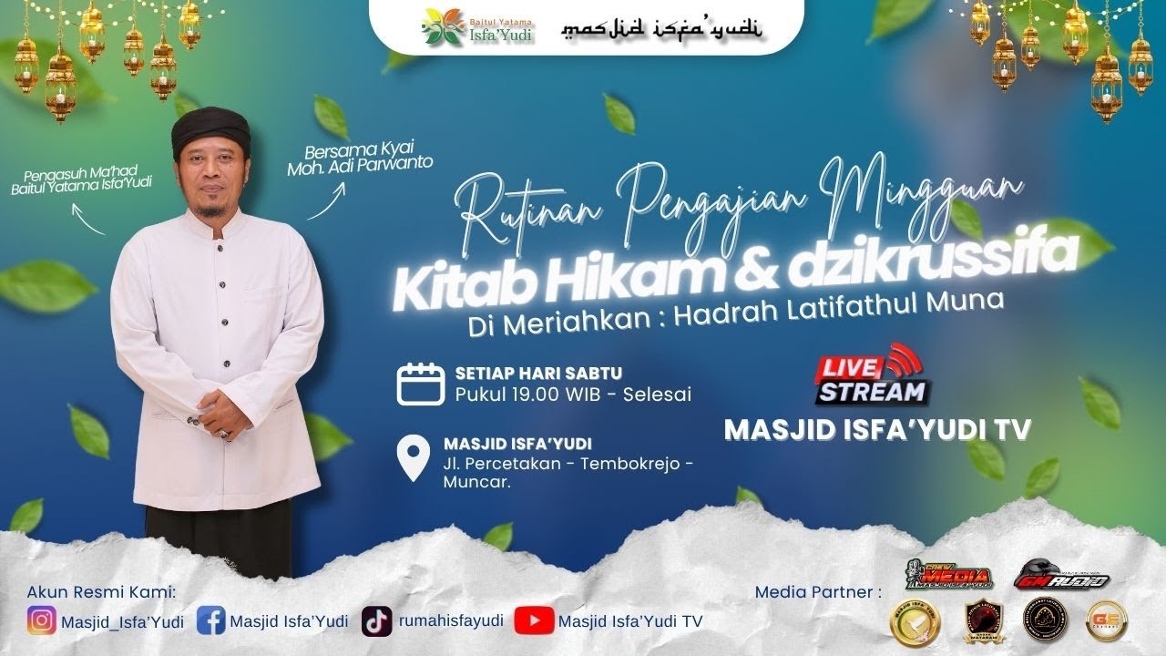 🔴 LIVE Ngaji Kitab HIKAM.#fypシ゚viral #ceramahlucu #trending