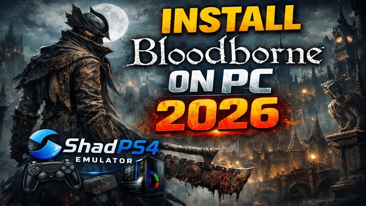 How to Play Bloodborne on PC (2026) | shadPS4 Setup Guide + 60 FPS & 2K Fix