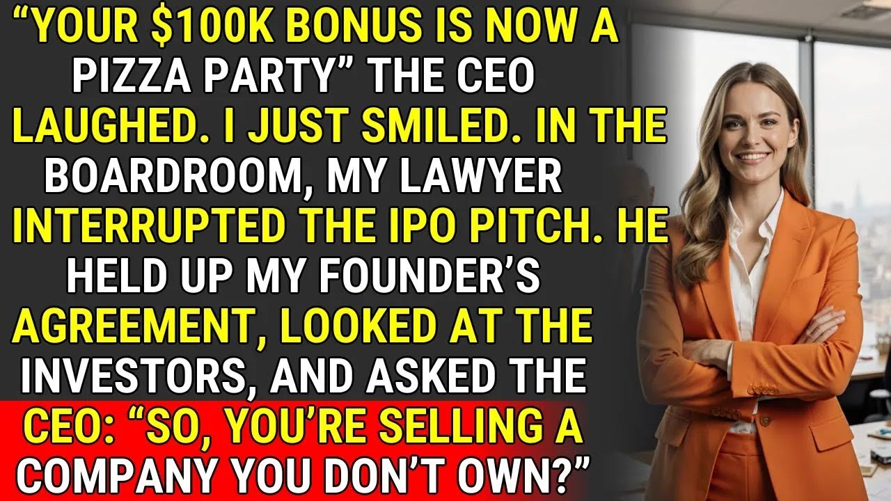 CEO Laughed About My Bonus. My Lawyer Killed His IPO. ♟️ ｜ Corporate Chess.