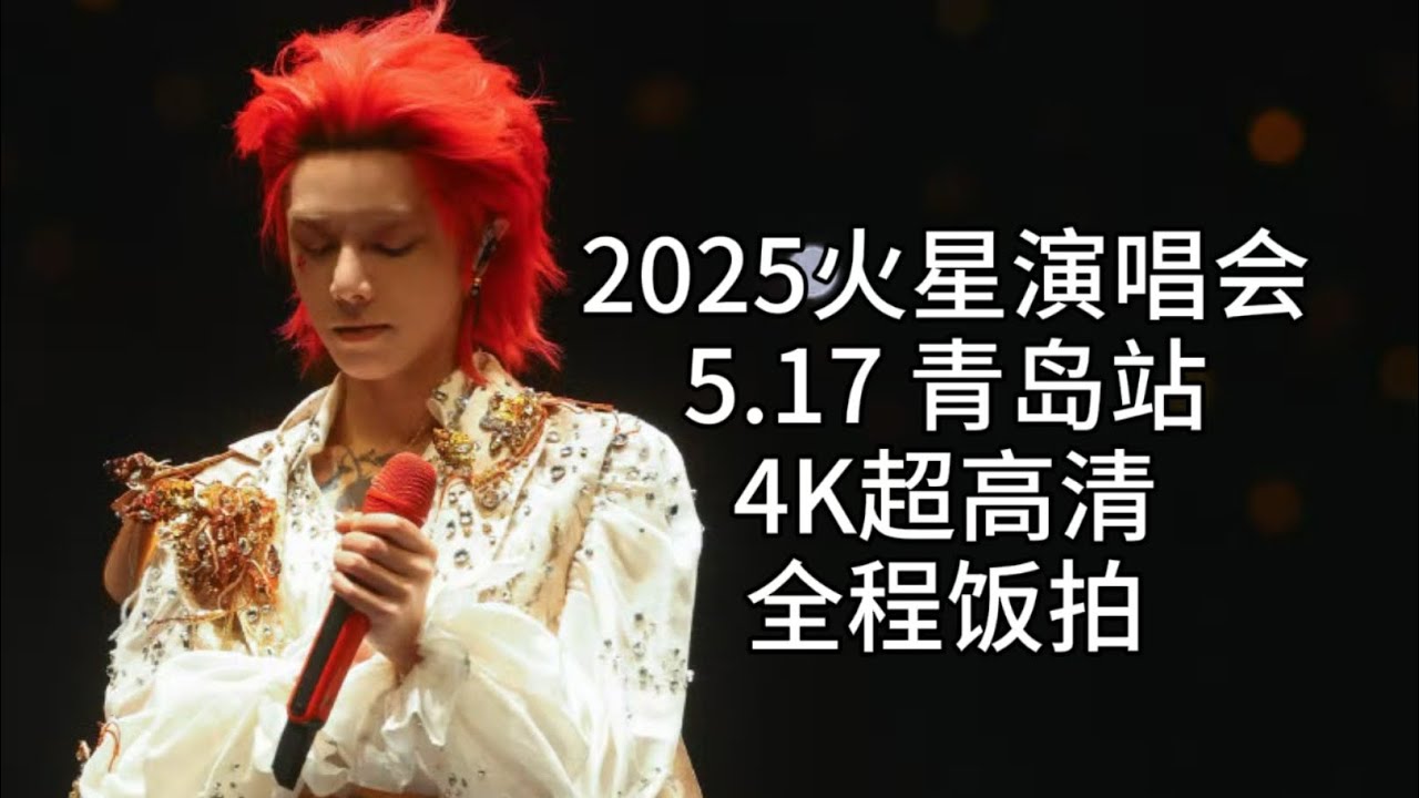 【华晨宇】【4K超清】5.17青岛站全程饭拍（2025火星演唱会）