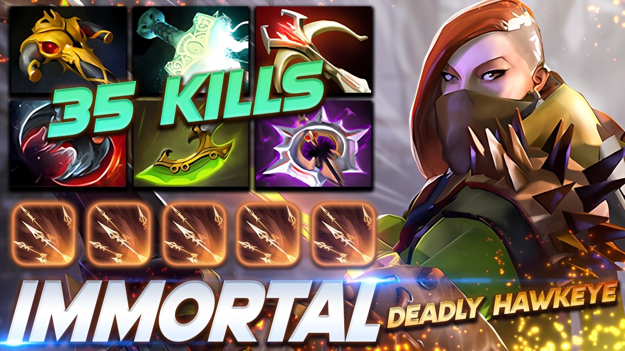 Windranger Deadly Hawkaeye - Dota 2 Pro Gameplay [Watch & Learn]