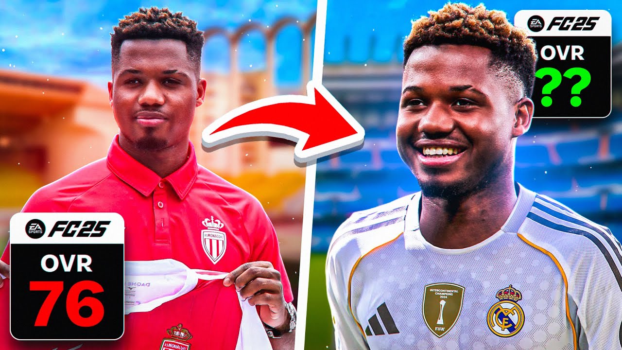 Ich RETTE die KARRIERE von ANSU FATI!! 🆘👨‍🔧🔥 EA FC 25